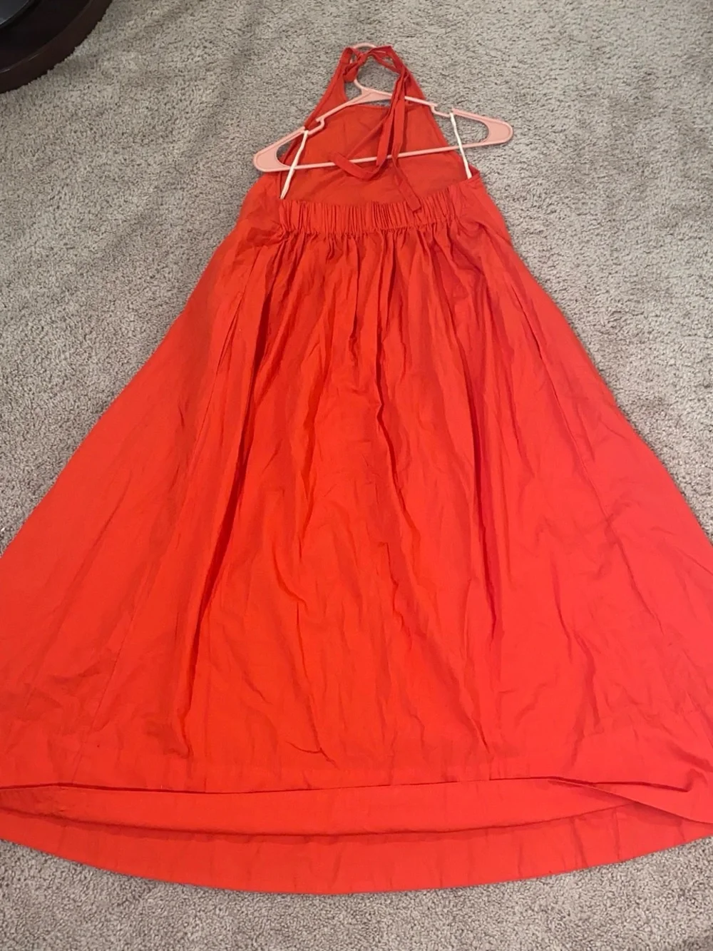 Free People Beachside Tide Red Maxi Dress XS